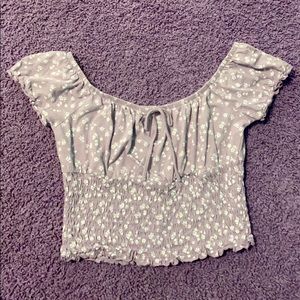 PacSun off the shoulder crop top